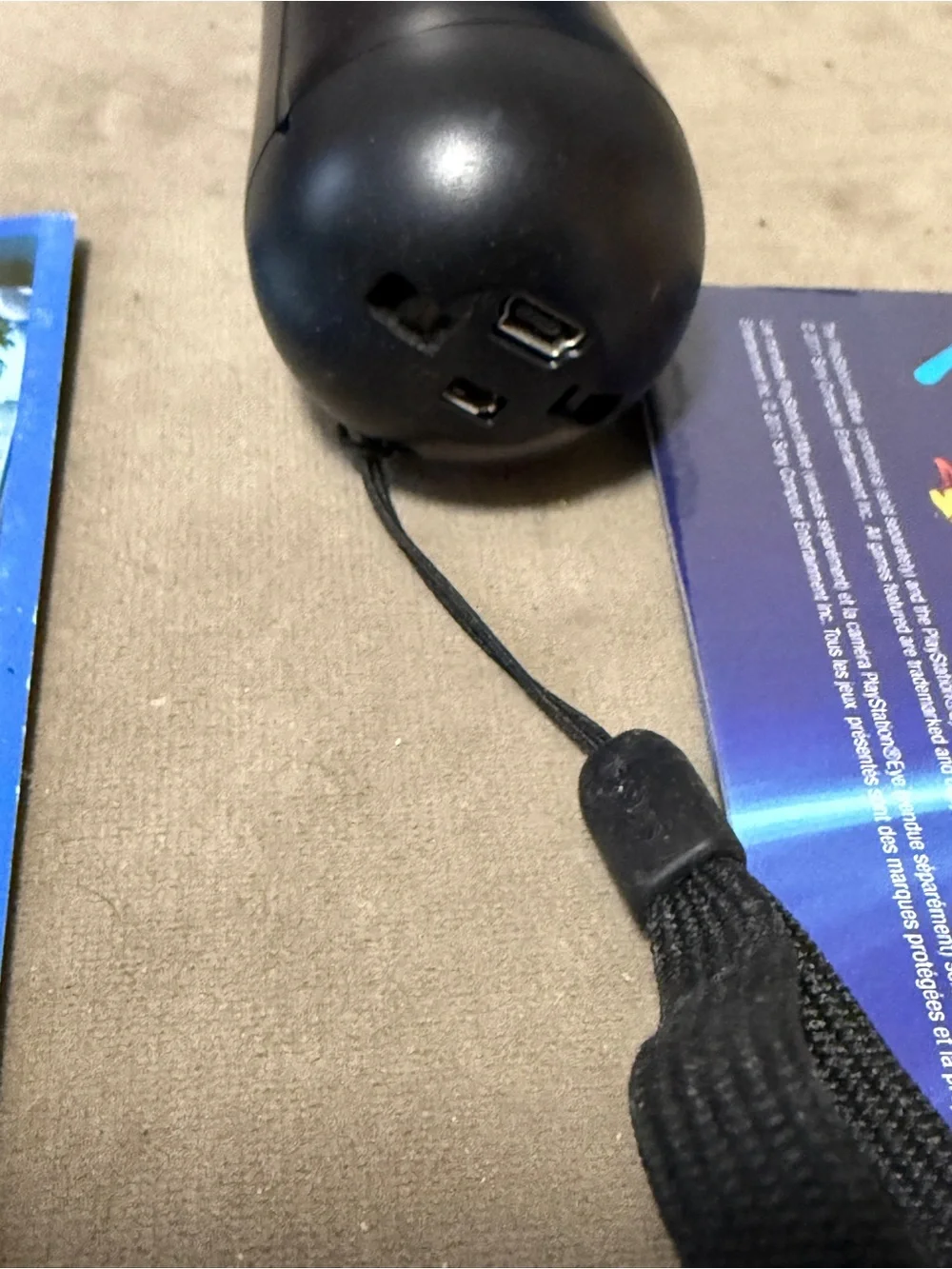 Sony Black Motion Controller Wand and Demo Disc